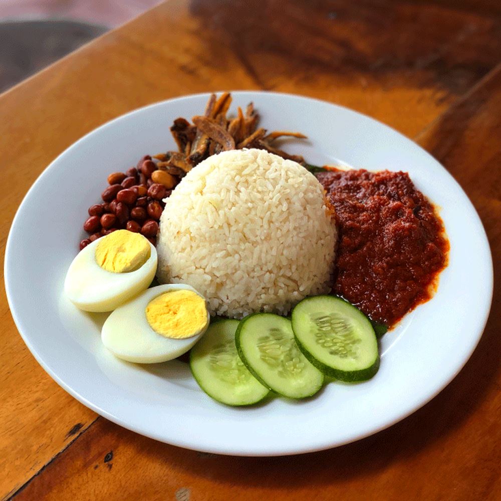 Nasi Lemak Biasa 