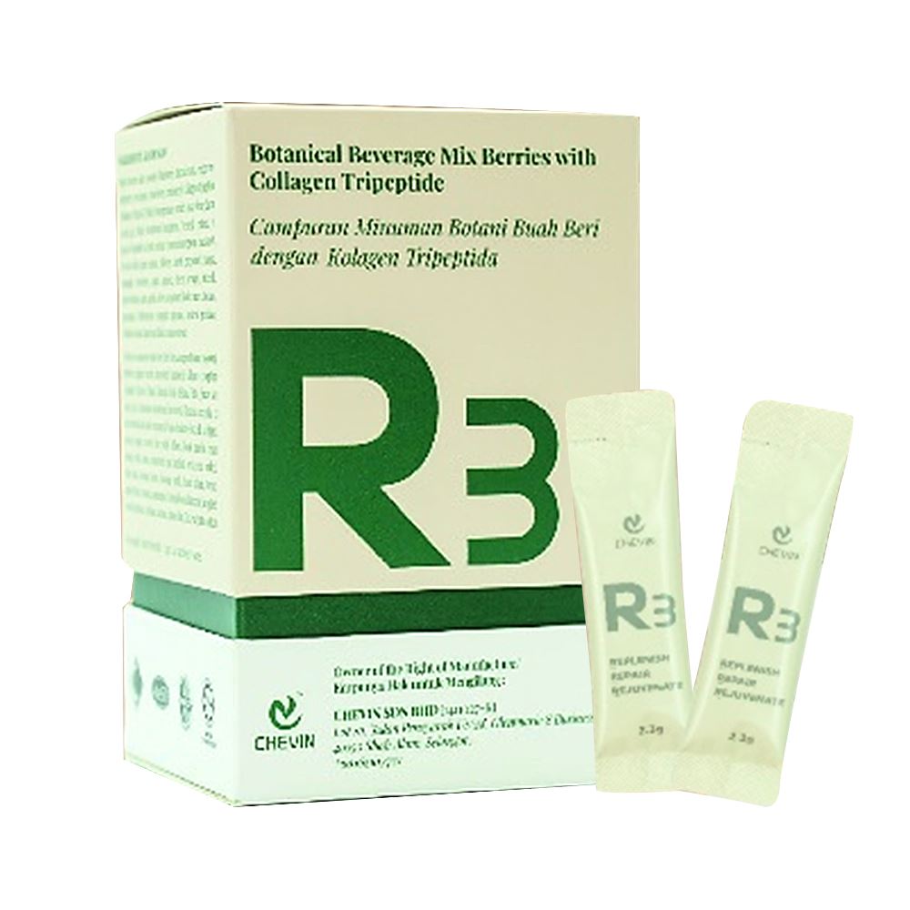 Chevin R3 Botanical Beverage Mix Berries with Collagen Tripeptide