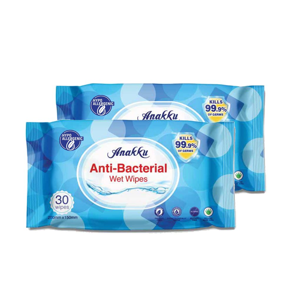 Anakku Wet Tissue (Antibacterial) - 100s 