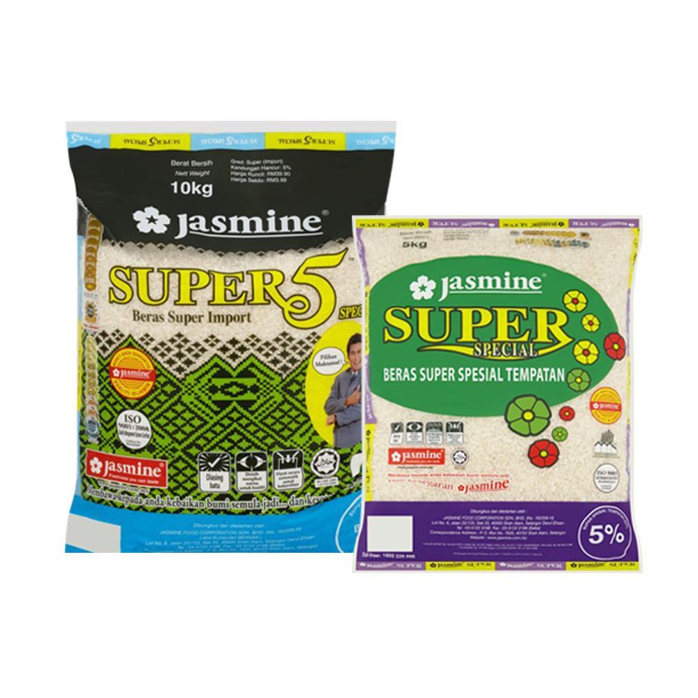 Beras Jasmine Super 5 – 10kg