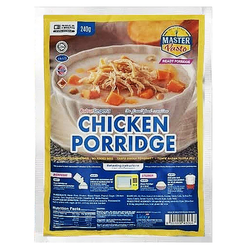 Master Pasto Chicken Porridge – 180g