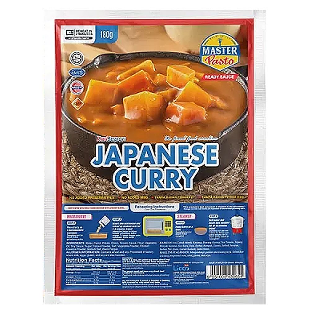 Master Pasto Japanese Curry – 180g