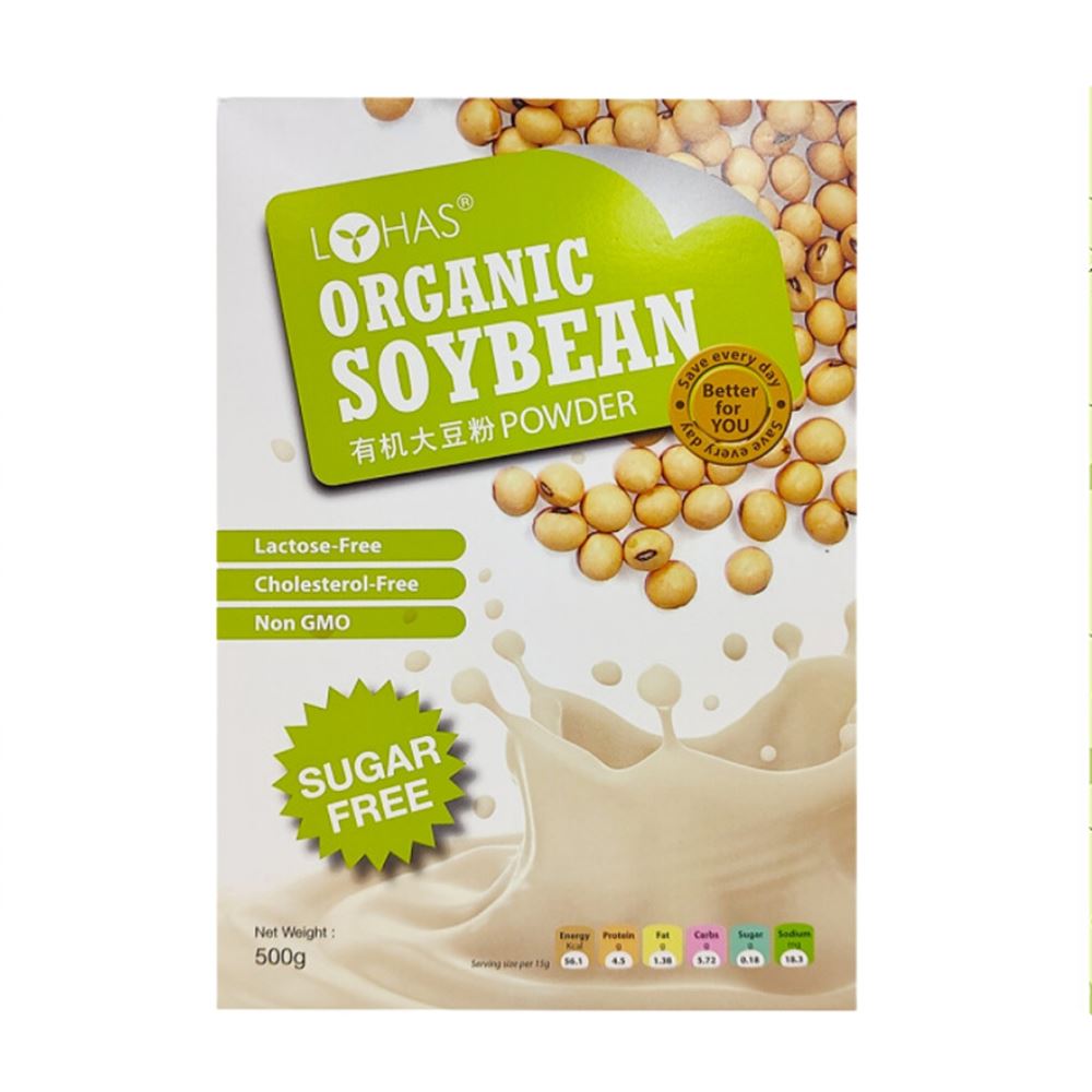 Lohas Organic Soybean Powder (No Sugar) - 500g