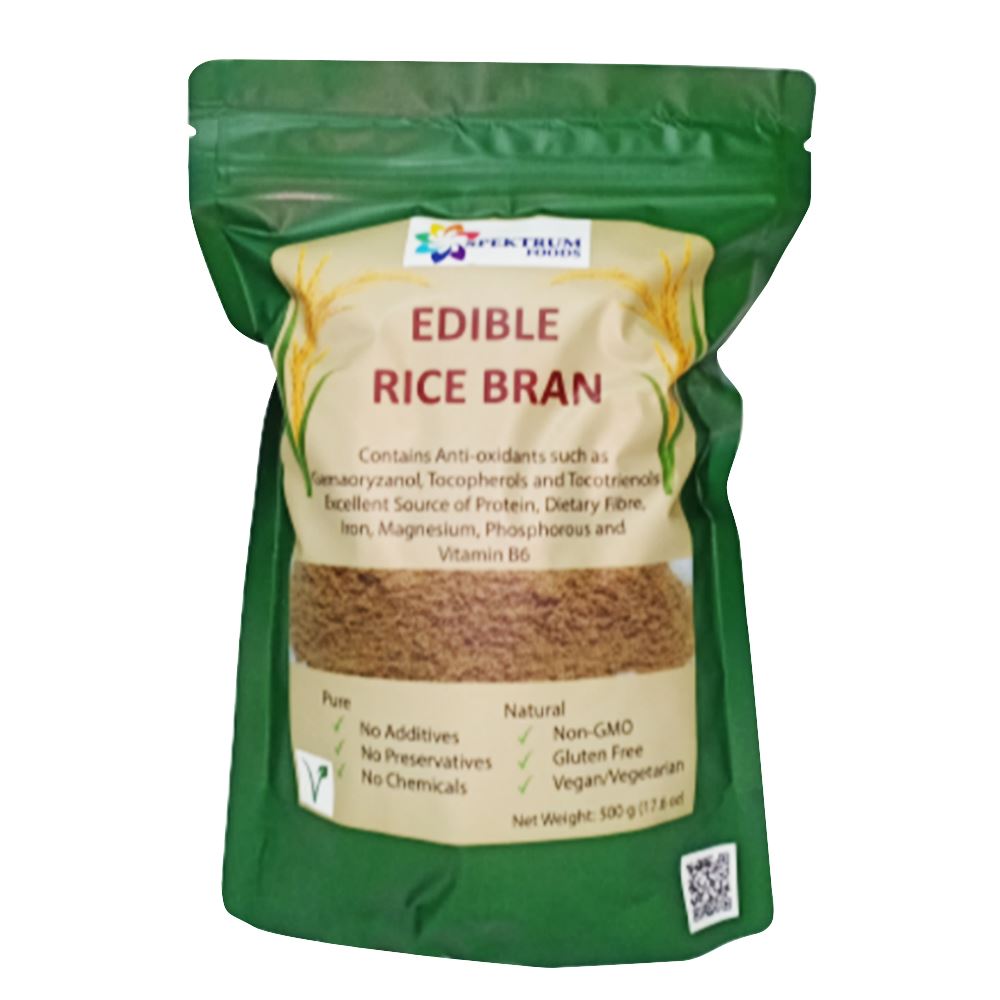 Spektrum Technology Rice Bran Powder (Ready to Eat) Single Pack - 500g 