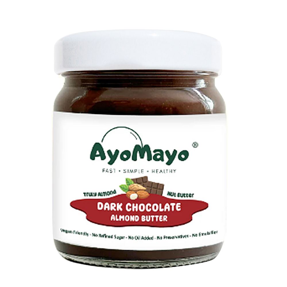 AyoMayo Dark Chocolate Almond Butter – 180g