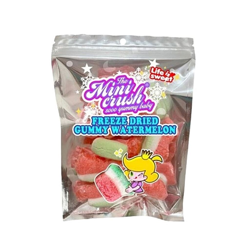 Mini Crush Freeze-Dried Gummy Watermelon Candy