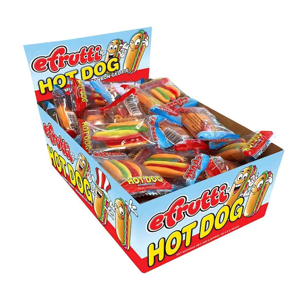 Treasure Hot Dog Gummy Jelly Soft Candy - 540g  