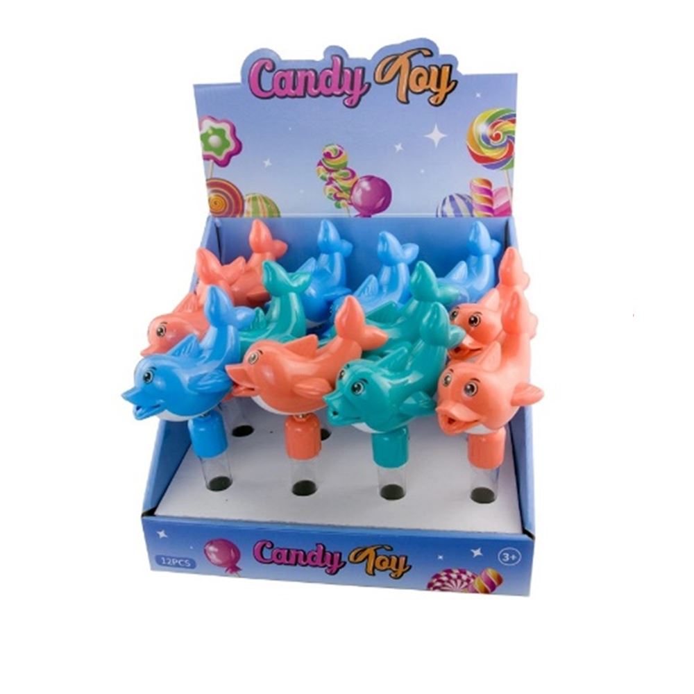 Jusicy Love Cute Cartoon Dolphin Toy Candy - 5g