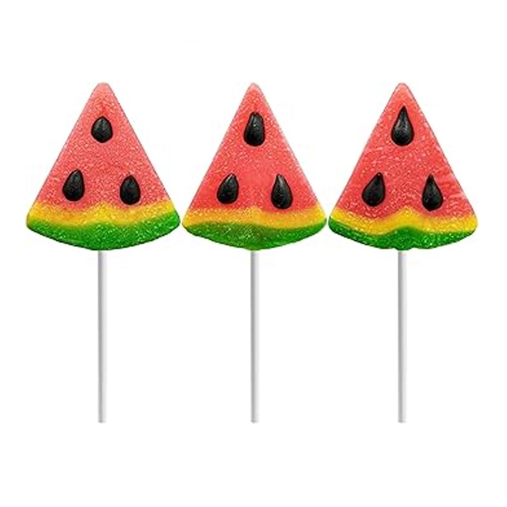 Funnystar Watermelon Shaped Lollipop Candy - 16g