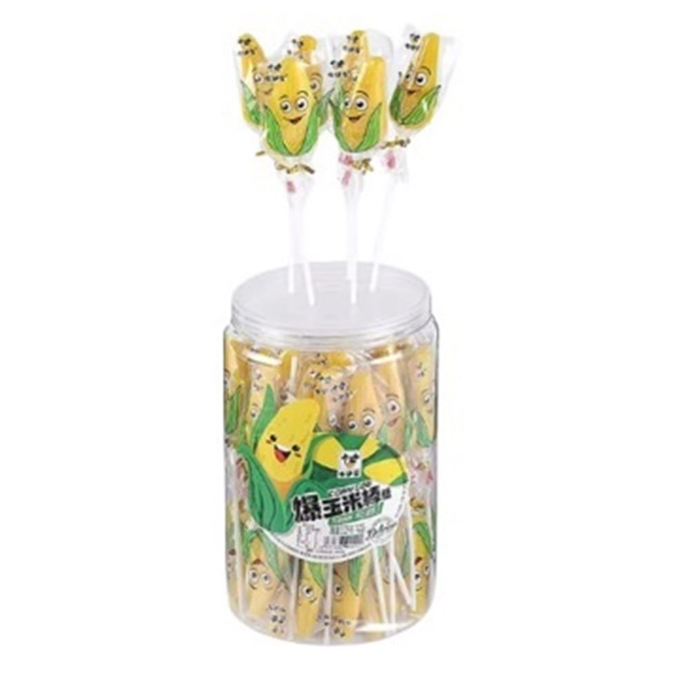 Suifa Corn Shaped Flavored Lollipop Stick – 17g