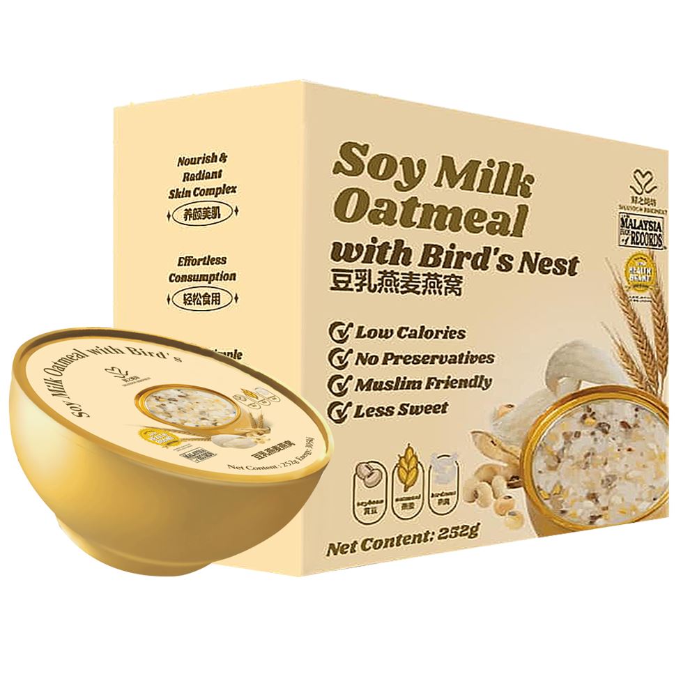 Shandon Birdnest Soy Milk Oatmeal With Birdnest - 6 Bowls