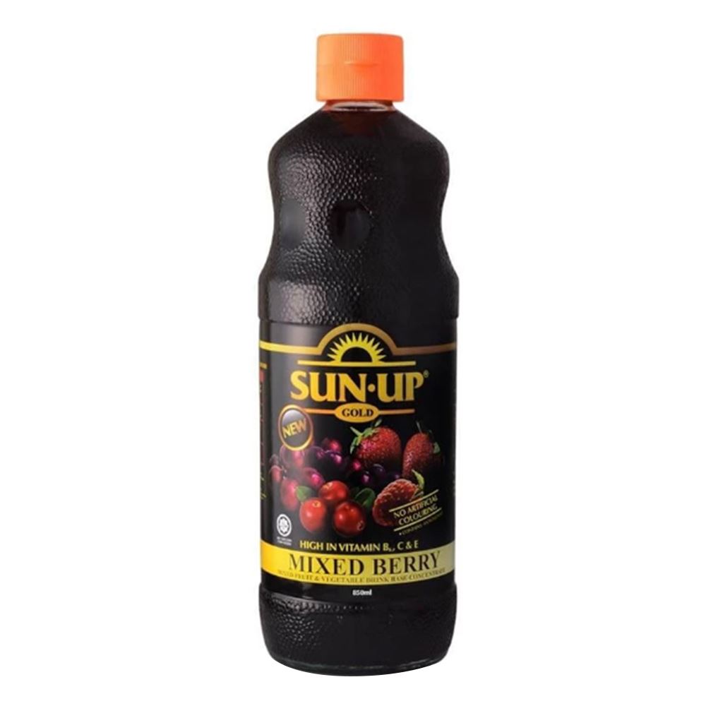 Sun Up Gold Mixed Berry Mixed Fruit and Vegetable Drink Base  Concentrate - 850ml