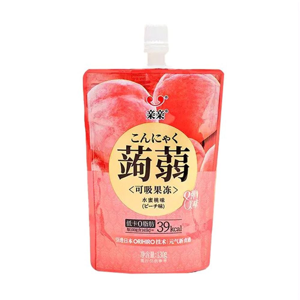 Qinqin Konjac Drink Peach Flavoured - 130g