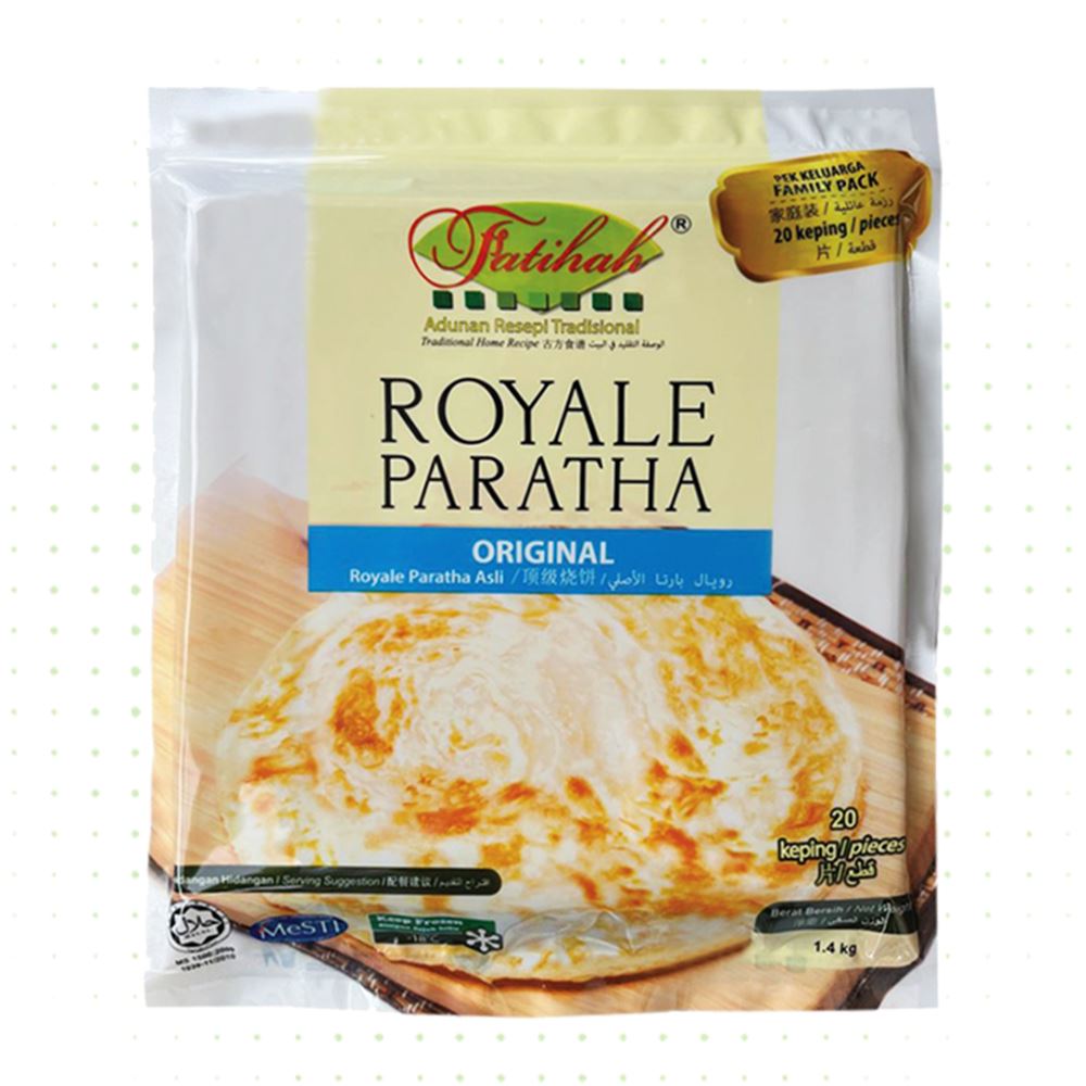 Fatihah Frozen Food Royale Paratha Original – 1.4kg